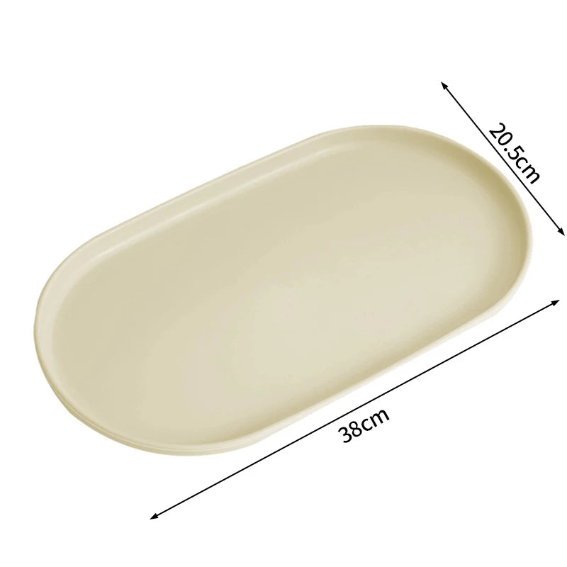 Stackable Oval Nordic Style Tray