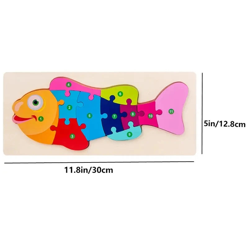 Wooden Puzzle Set for Kids