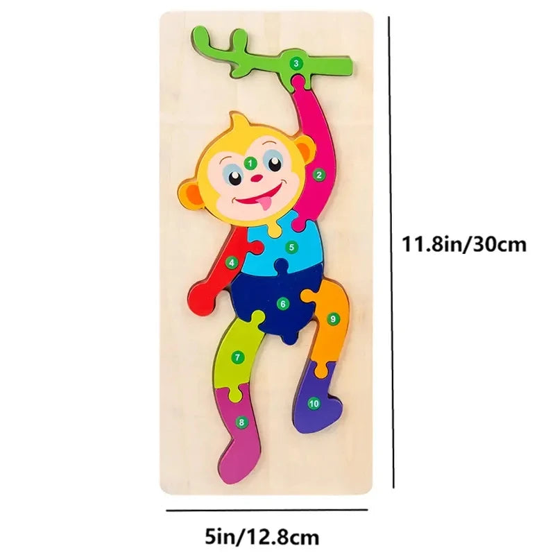 Wooden Puzzle Set for Kids