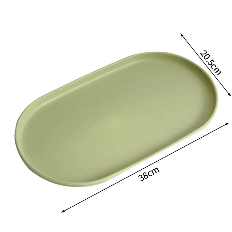 Stackable Oval Nordic Style Tray