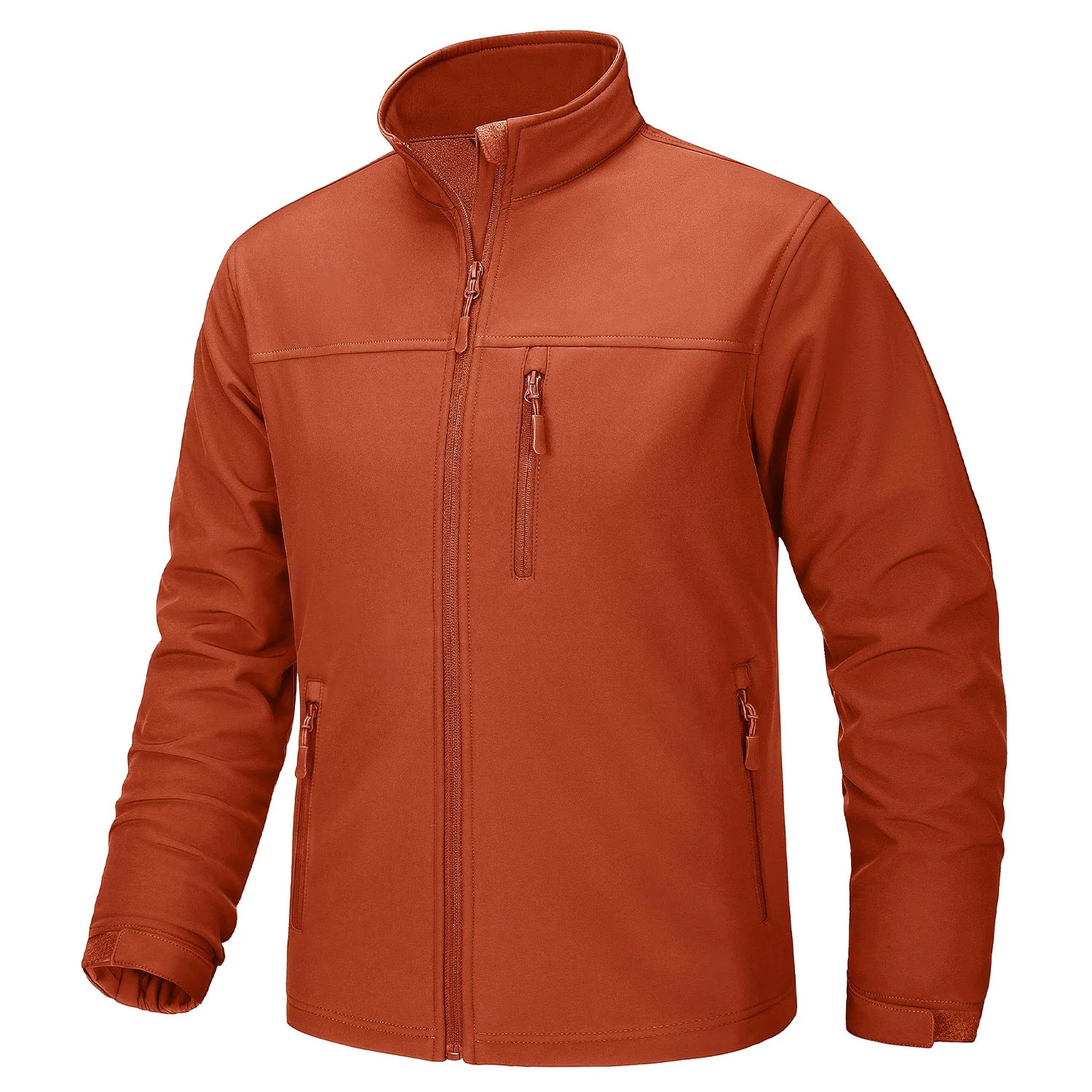 TACVASEN Men’s Waterproof Fleece Lining Windbreaker – Softshell Thermal Outdoor Jacket