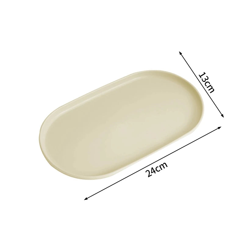 Stackable Oval Nordic Style Tray