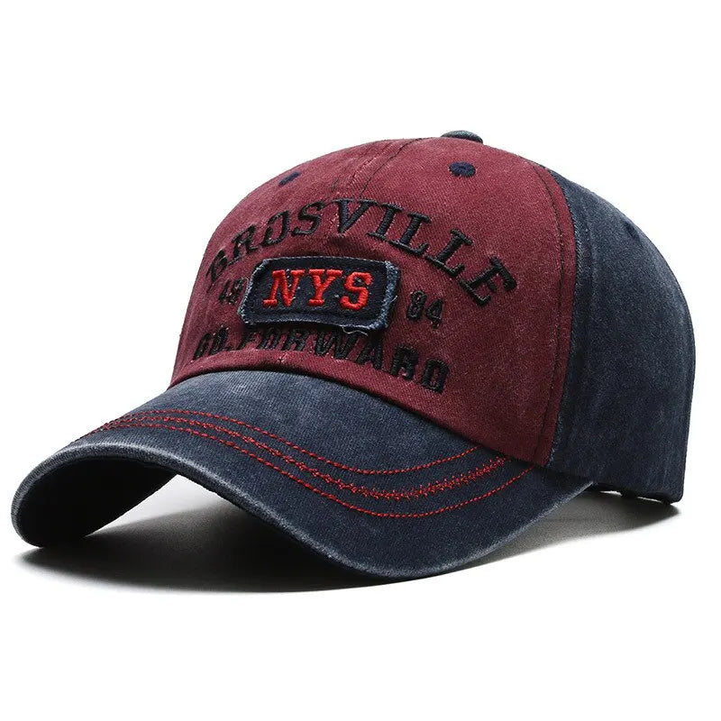 Men’s Casual Washed Cotton Baseball Cap