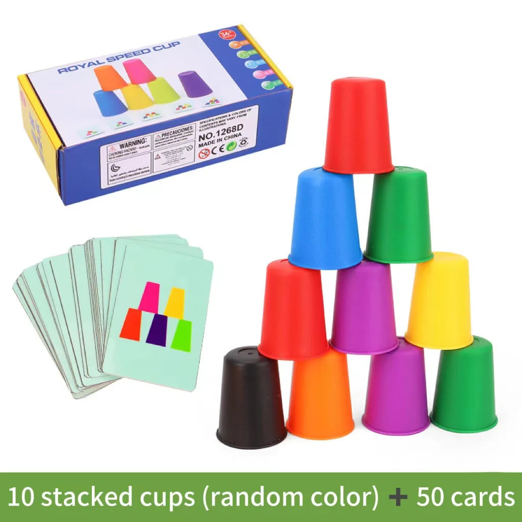 Montessori Stacking Cup Game