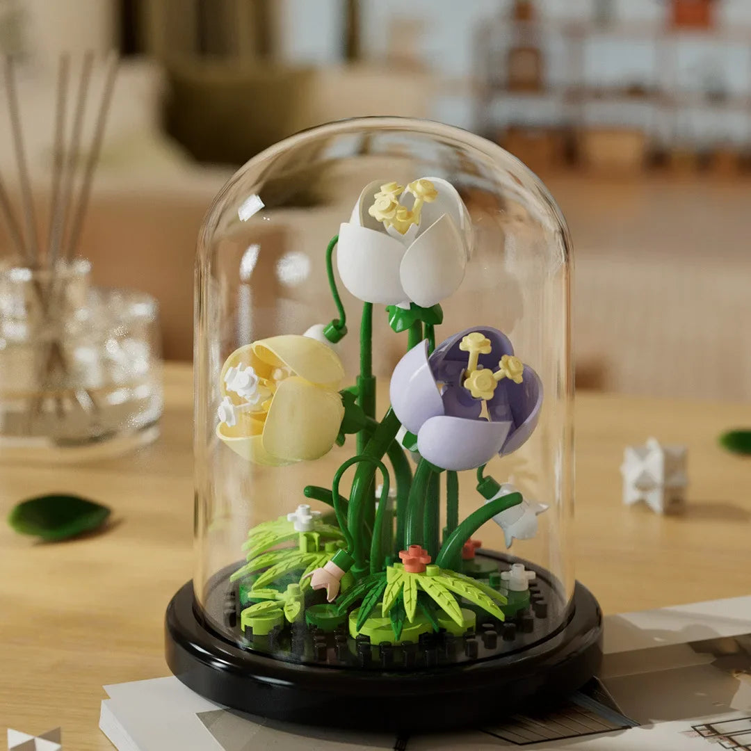 Mini Flower Bouquet Building Blocks