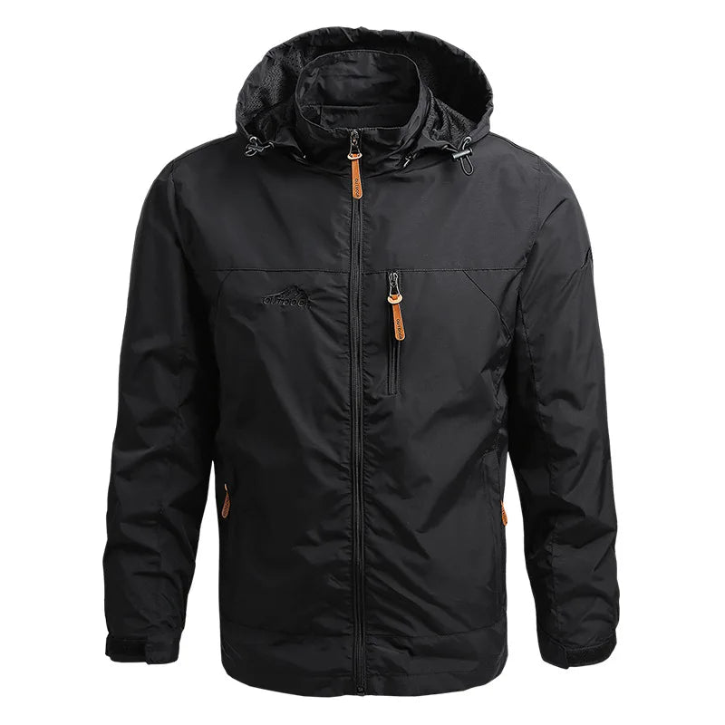 Men’s Tactical Windbreaker Jacket – Waterproof, Lightweight & Hooded