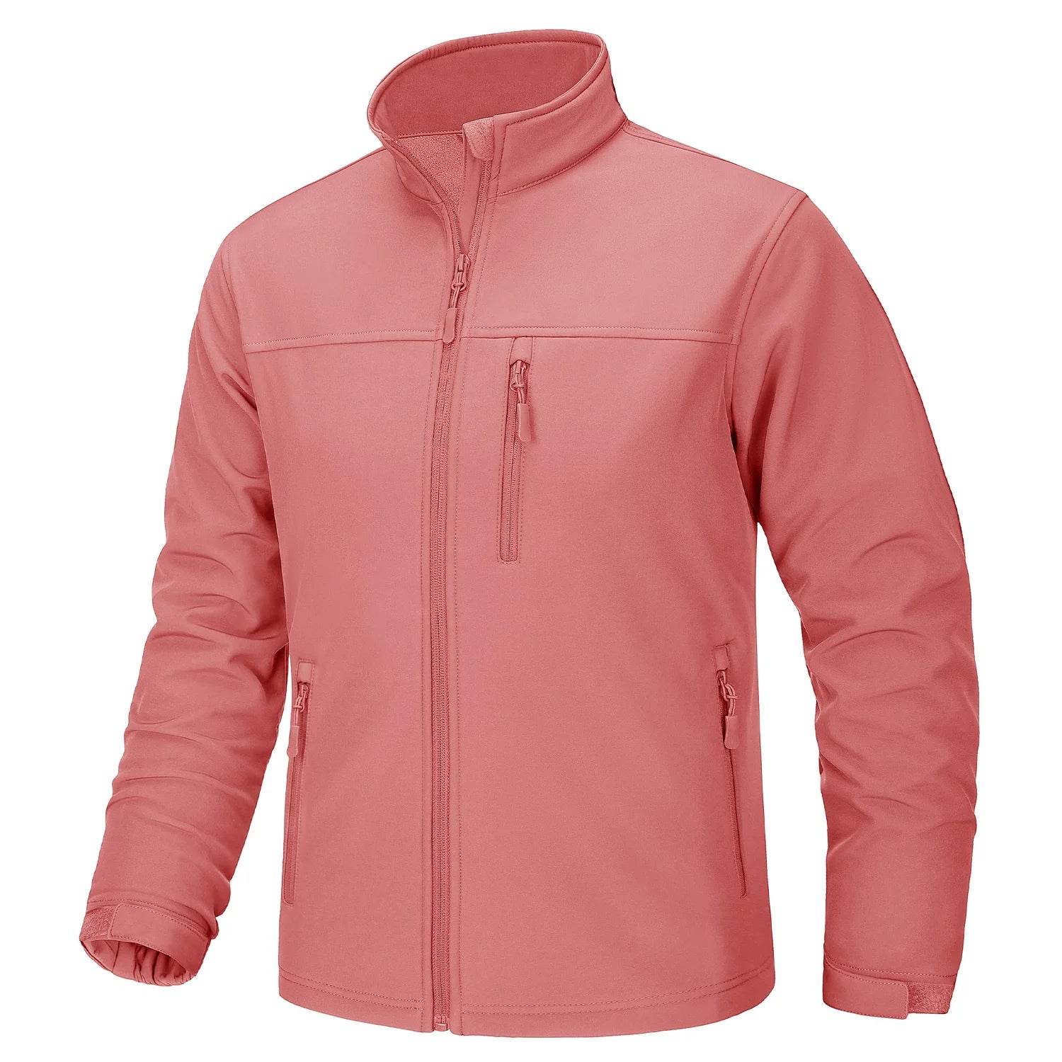 TACVASEN Men’s Waterproof Fleece Lining Windbreaker – Softshell Thermal Outdoor Jacket