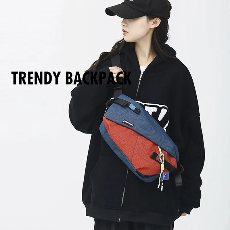 High-Quality Nylon Waist & Chest Crossbody Bag