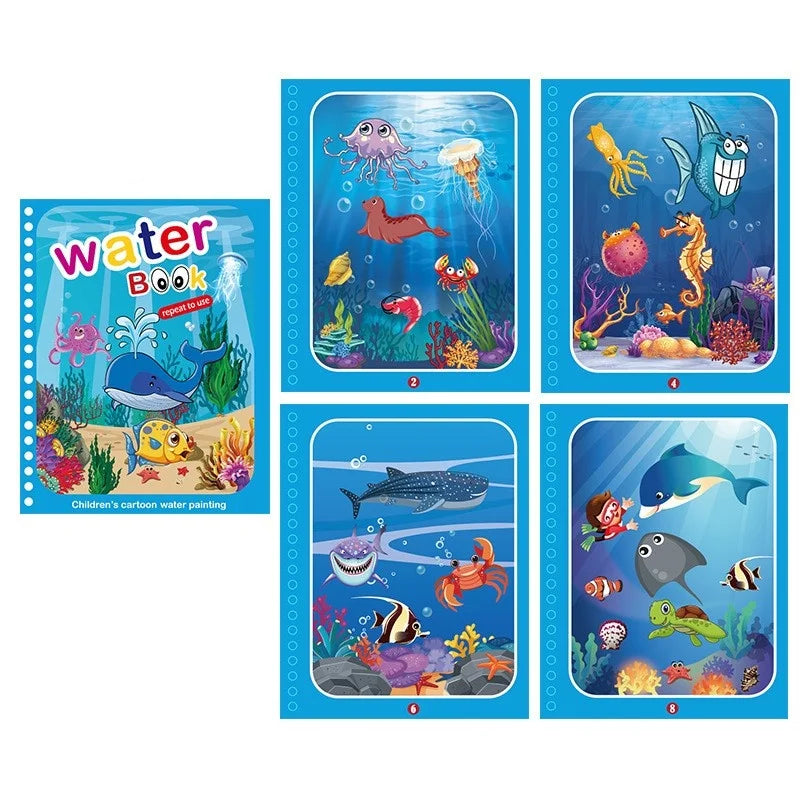 Reusable Water Drawing Book