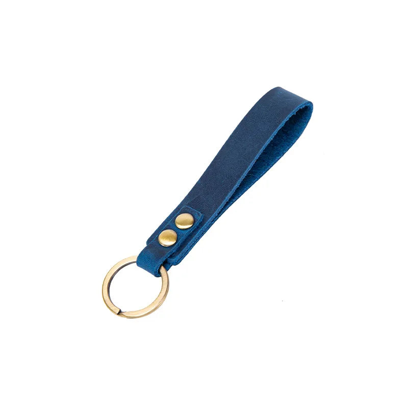 Classic Vintage Men’s Leather Keychain