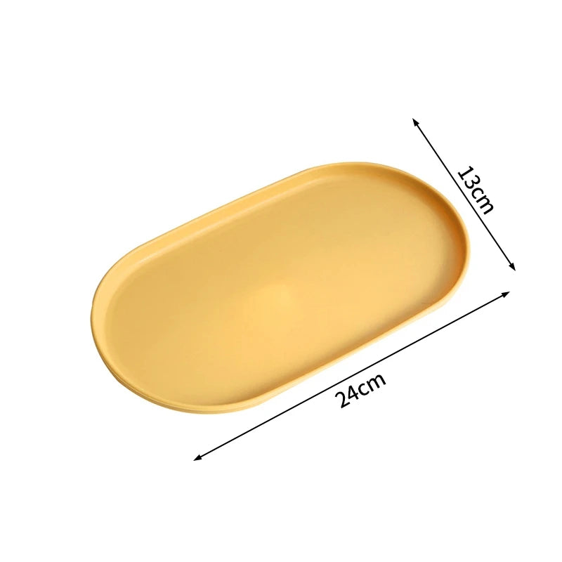 Stackable Oval Nordic Style Tray