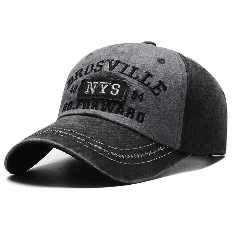 Men’s Casual Washed Cotton Baseball Cap