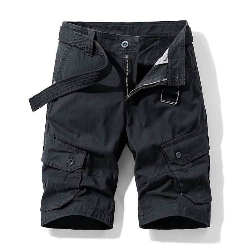 Men’s Tactical Cargo Shorts – Multi-Pocket Cotton Outdoor Shorts