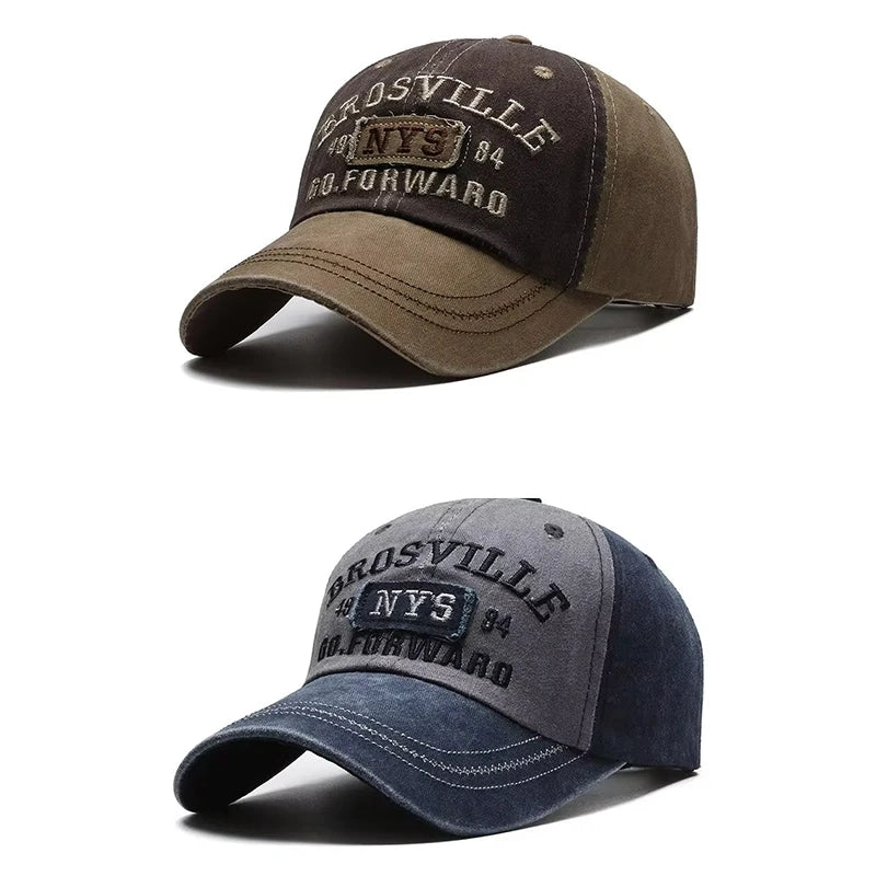 Men’s Casual Washed Cotton Baseball Cap