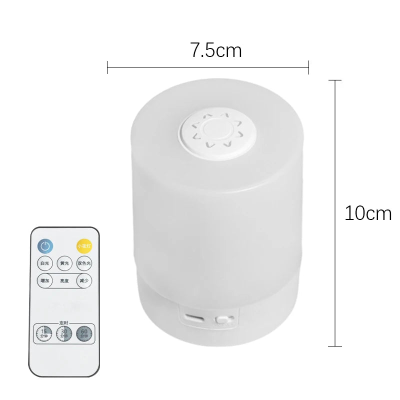 Touch LED Bedside Lamp – Dimmable & Rechargeable Night Light
