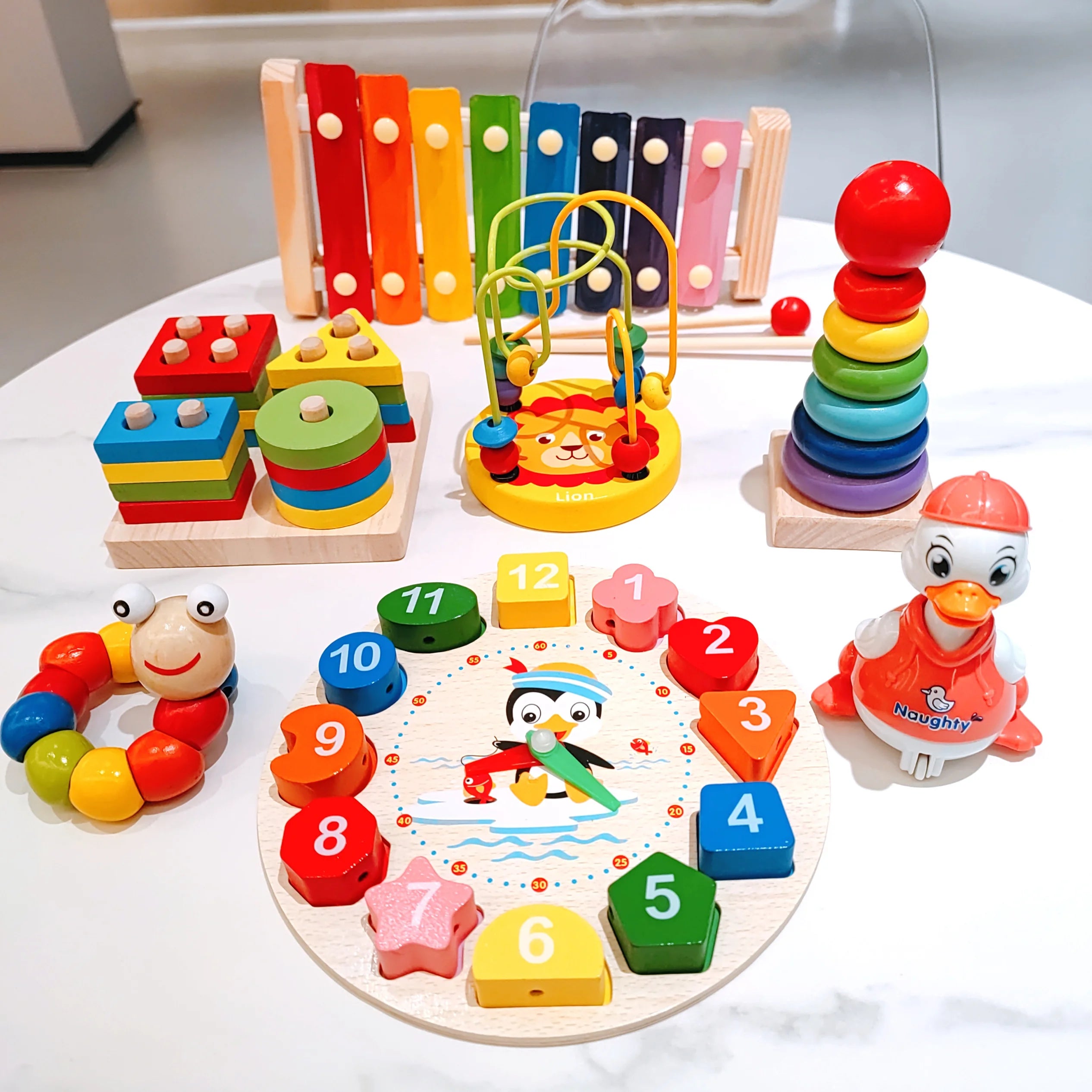 Wooden Musical Instrument Set for Kids