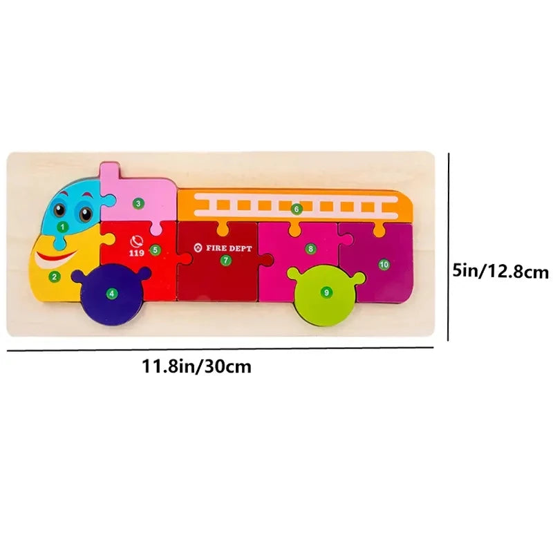 Wooden Puzzle Set for Kids