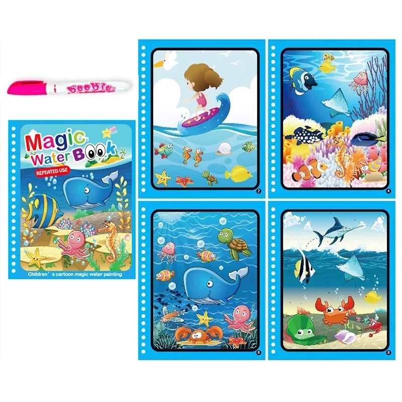 Reusable Water Drawing Book