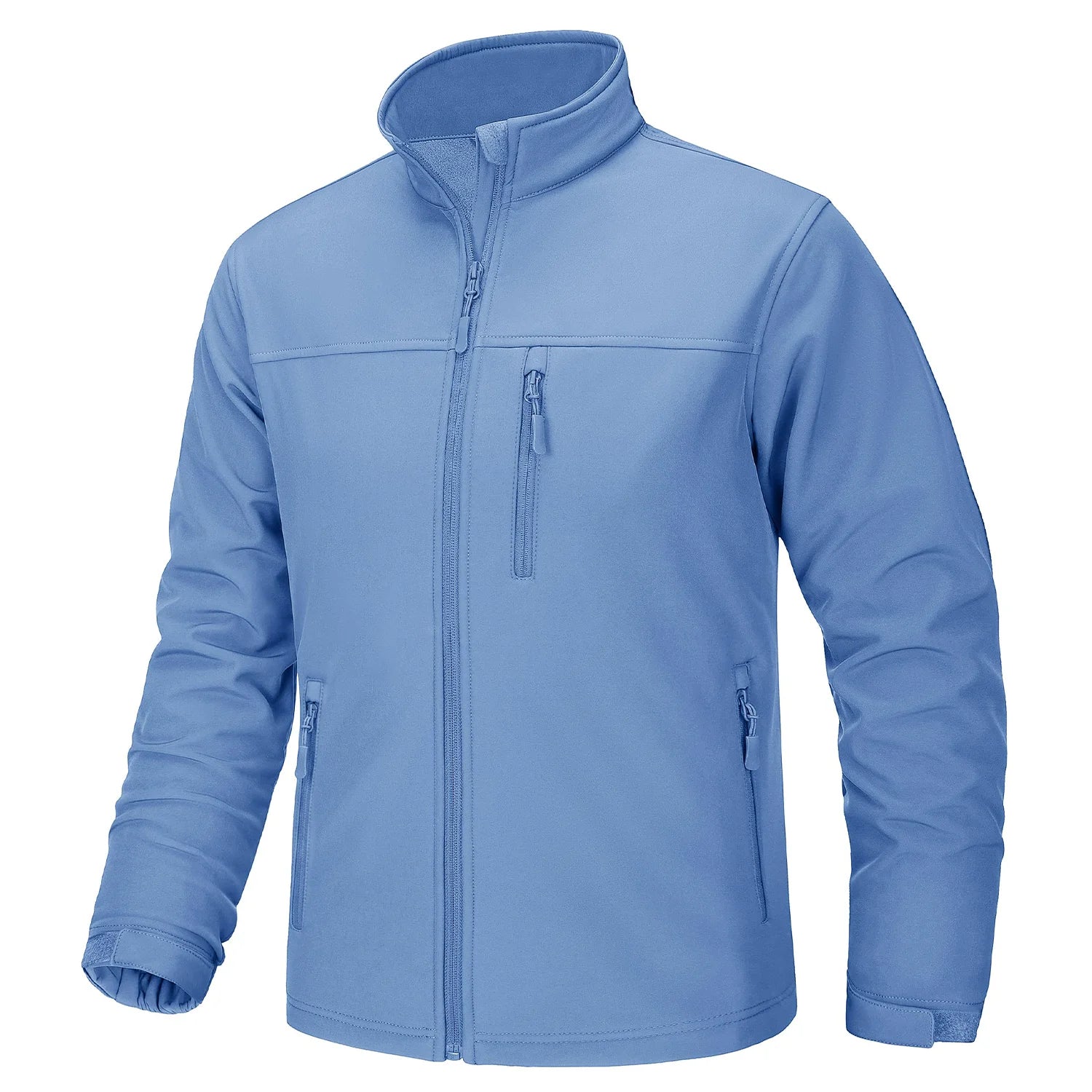 TACVASEN Men’s Waterproof Fleece Lining Windbreaker – Softshell Thermal Outdoor Jacket