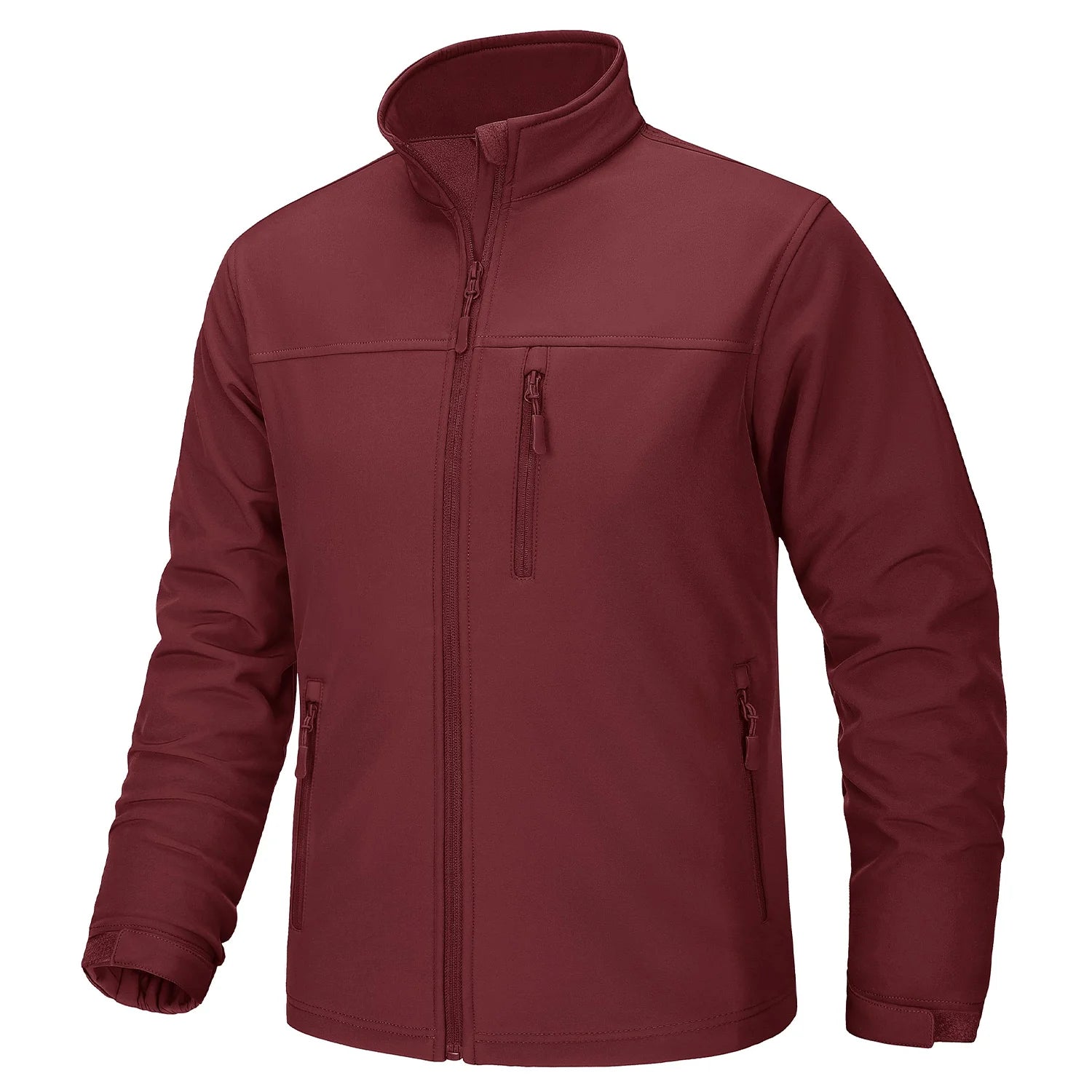 TACVASEN Men’s Waterproof Fleece Lining Windbreaker – Softshell Thermal Outdoor Jacket