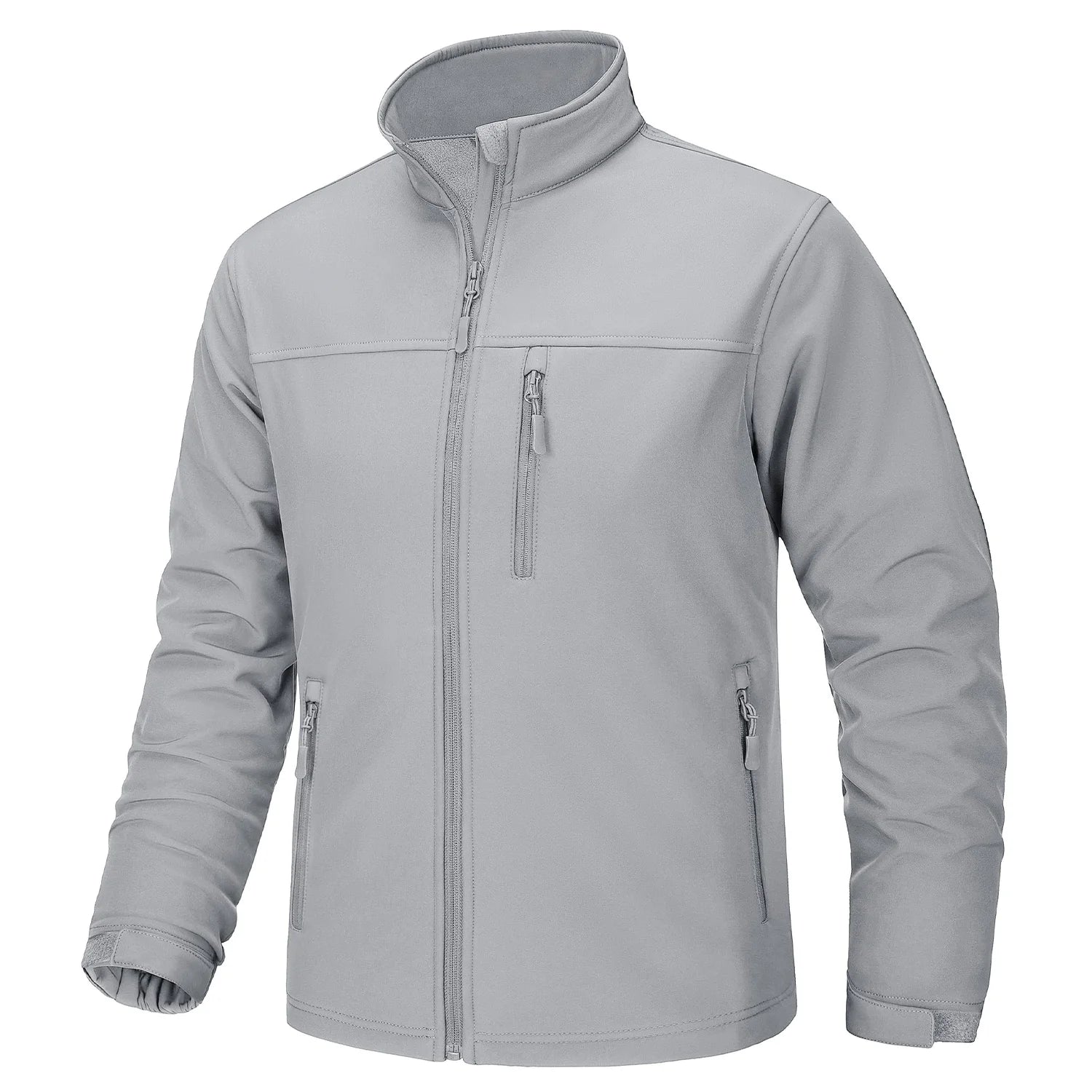 TACVASEN Men’s Waterproof Fleece Lining Windbreaker – Softshell Thermal Outdoor Jacket