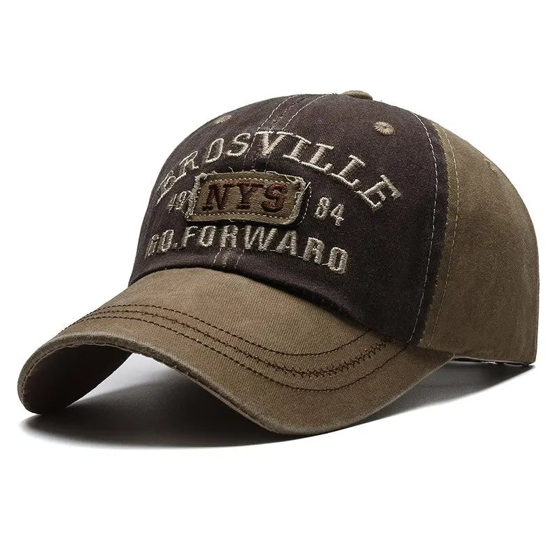 Men’s Casual Washed Cotton Baseball Cap