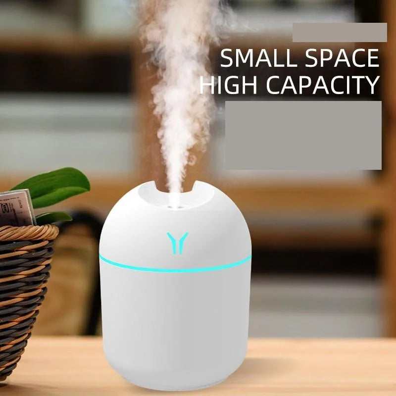 250ml USB Mini Air Humidifier – Ultrasonic Aroma Diffuse