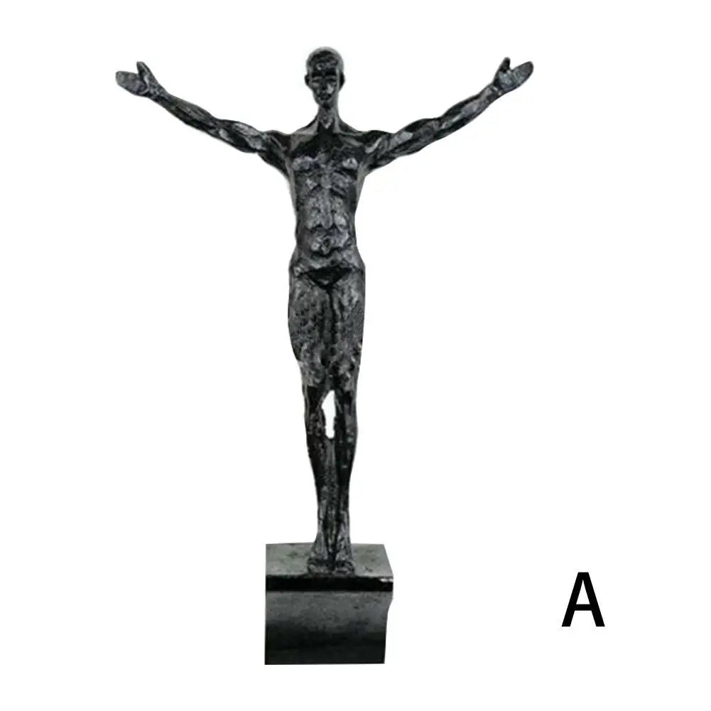 Athlete Rock Climbing Man Resin Wall Sculpture