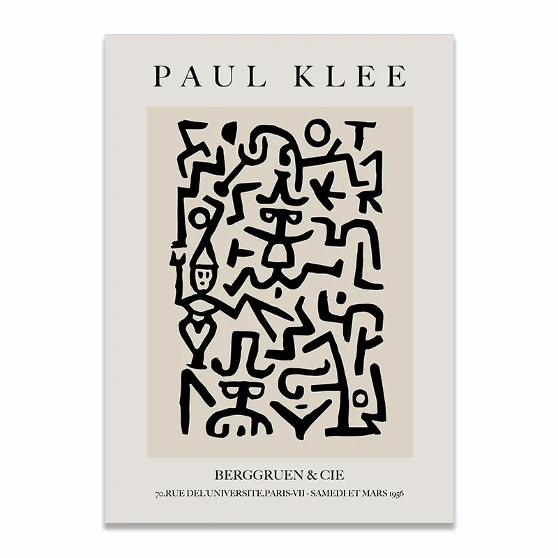 Scandinavian Abstract Matisse Poster – Minimalist Canvas Wall Art