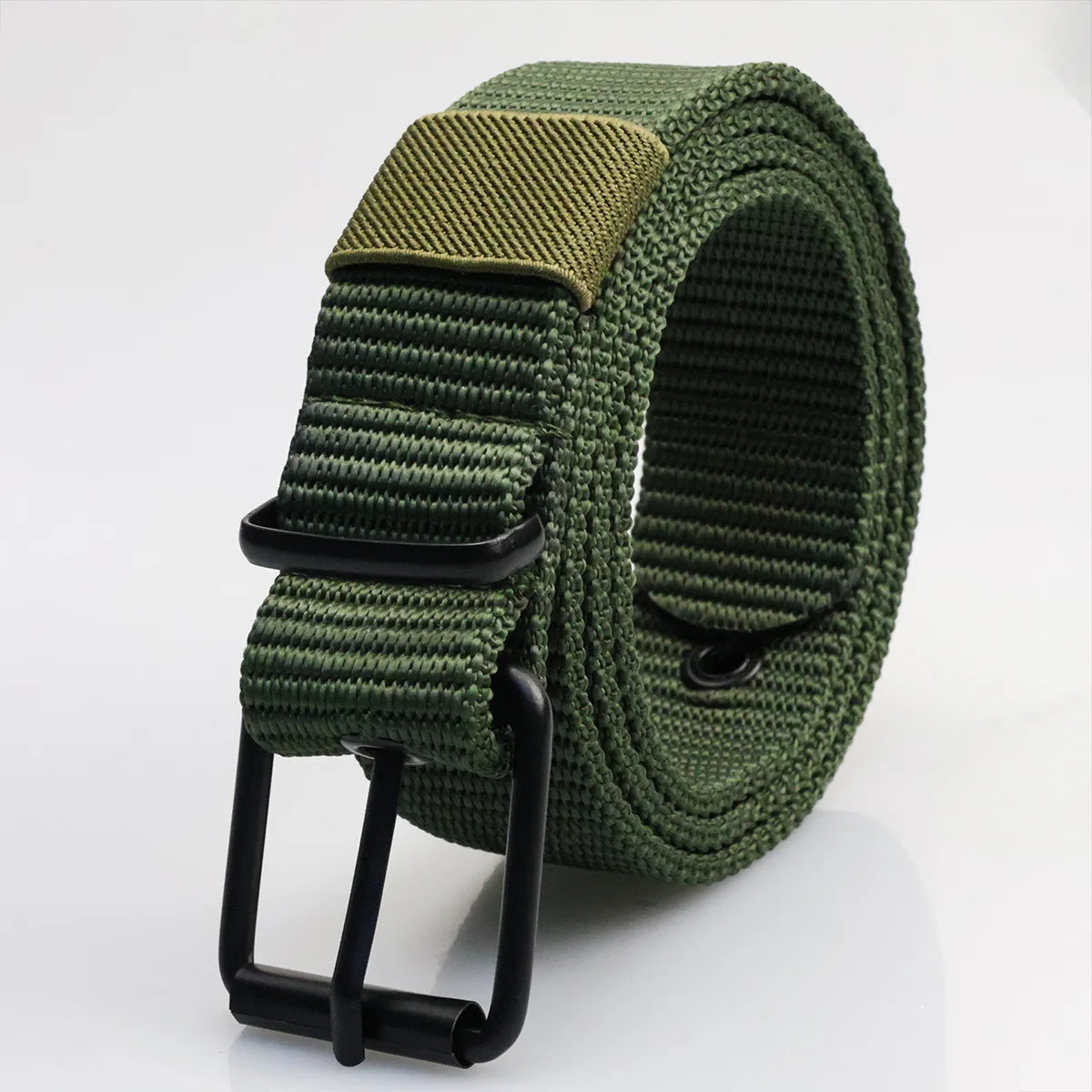 Men’s Canvas Belt with Metal Pin Buckle