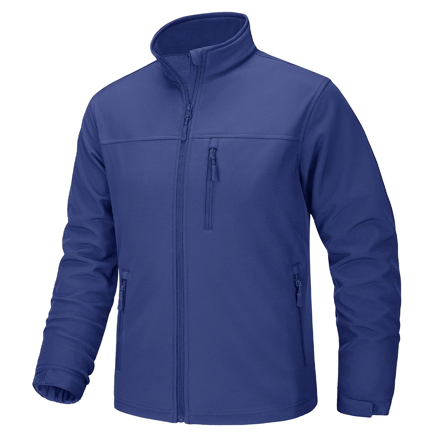TACVASEN Men’s Waterproof Fleece Lining Windbreaker – Softshell Thermal Outdoor Jacket