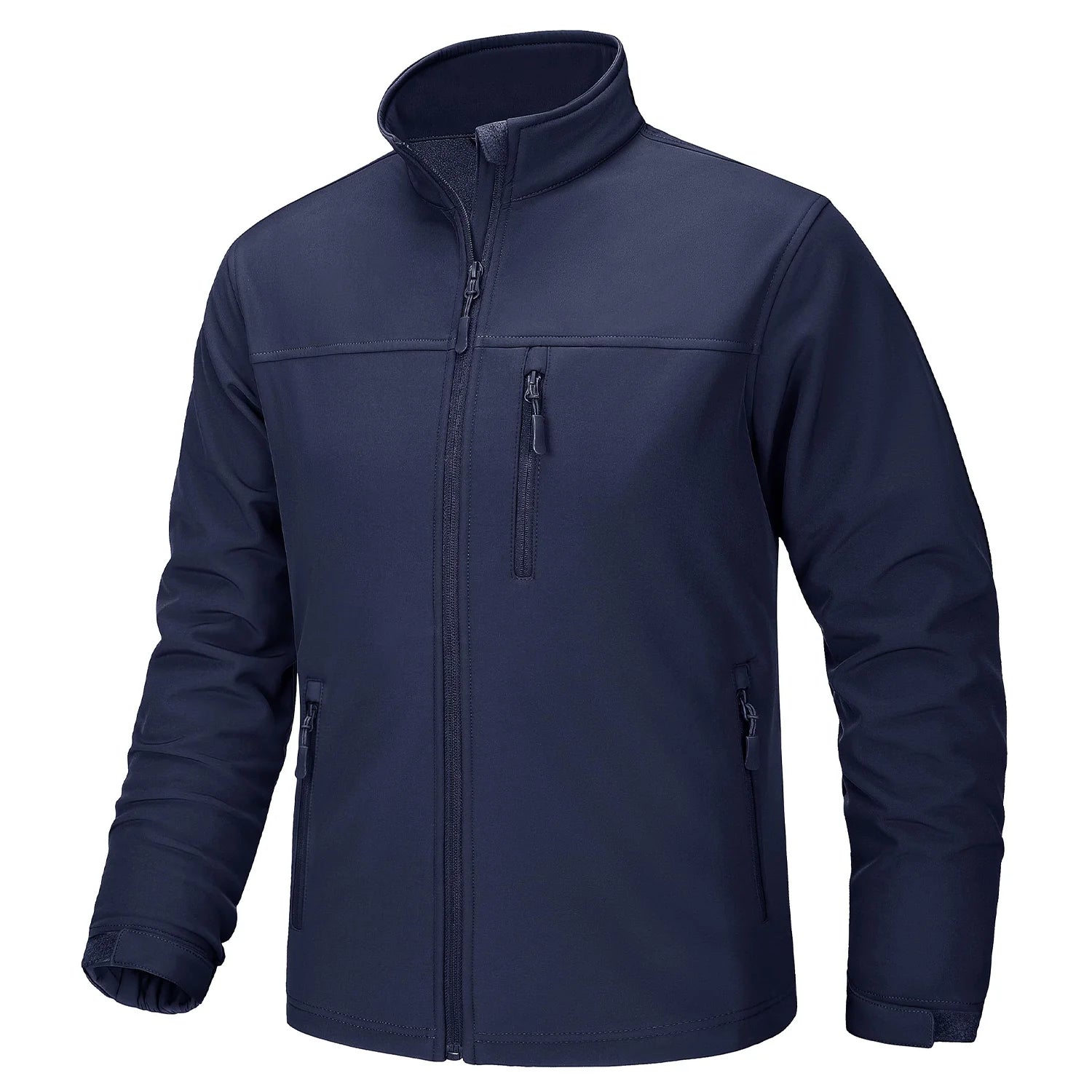 TACVASEN Men’s Waterproof Fleece Lining Windbreaker – Softshell Thermal Outdoor Jacket