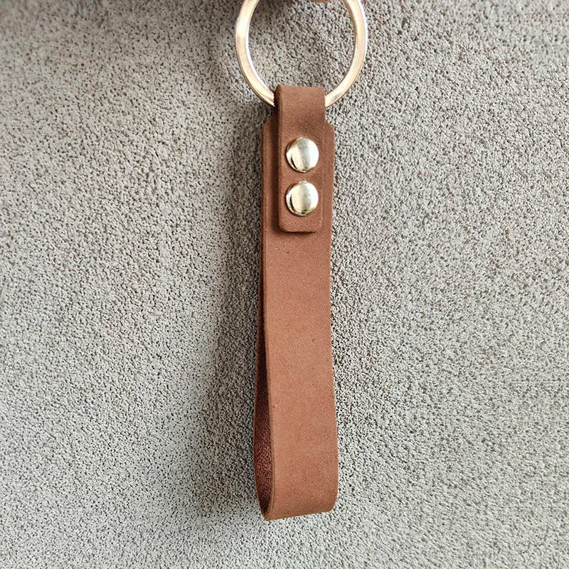 Classic Vintage Men’s Leather Keychain