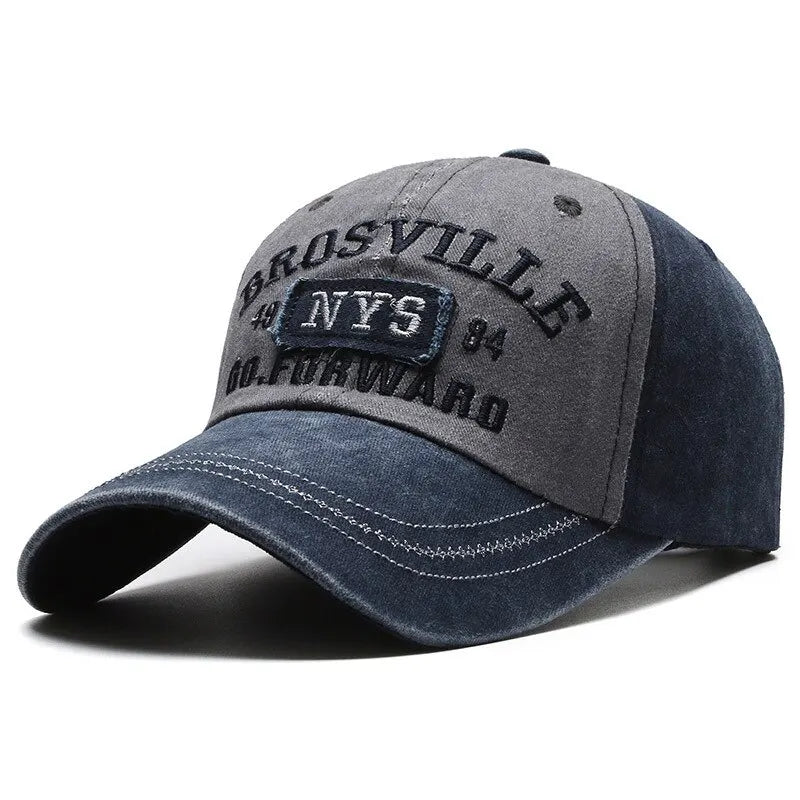 Men’s Casual Washed Cotton Baseball Cap