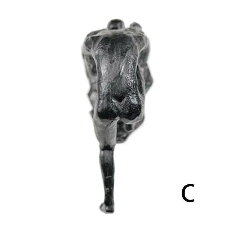 Athlete Rock Climbing Man Resin Wall Sculpture