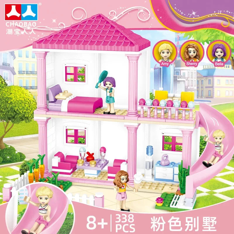 Frozen Princess Ice Castle Building Blocks Set