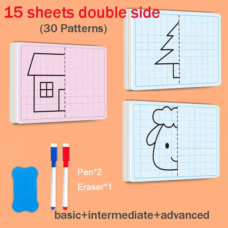 Symmetry Drawing Book for Kids