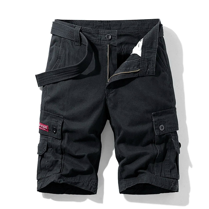 Men’s Tactical Cargo Shorts – Multi-Pocket Cotton Outdoor Shorts