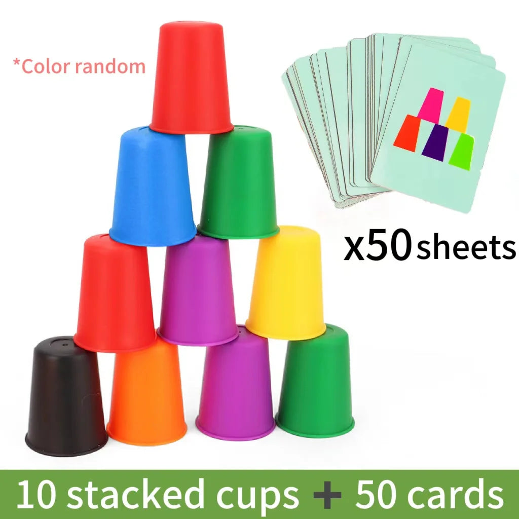 Montessori Stacking Cup Game