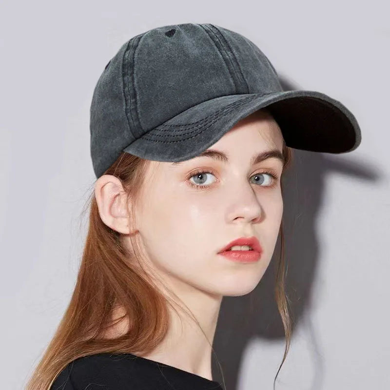 ashion Solid Baseball Cap – Unisex Streetwear Style