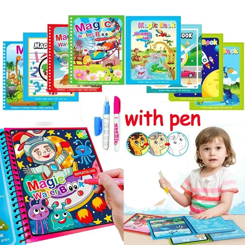 Reusable Water Drawing Book