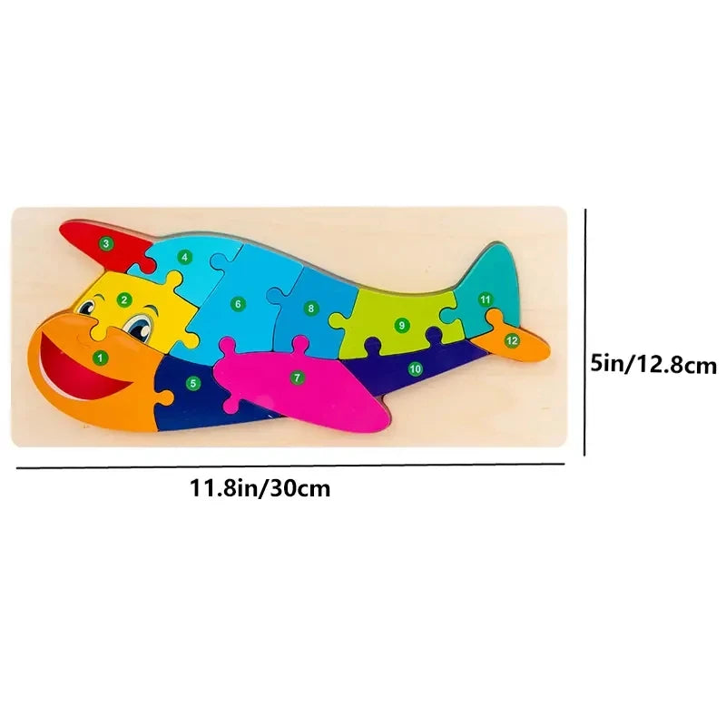 Wooden Puzzle Set for Kids