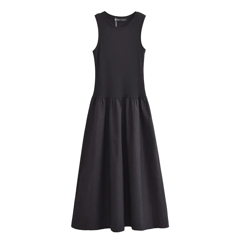 Elegant Long Dress – Sleeveless Casual Party Maxi Dress for Women