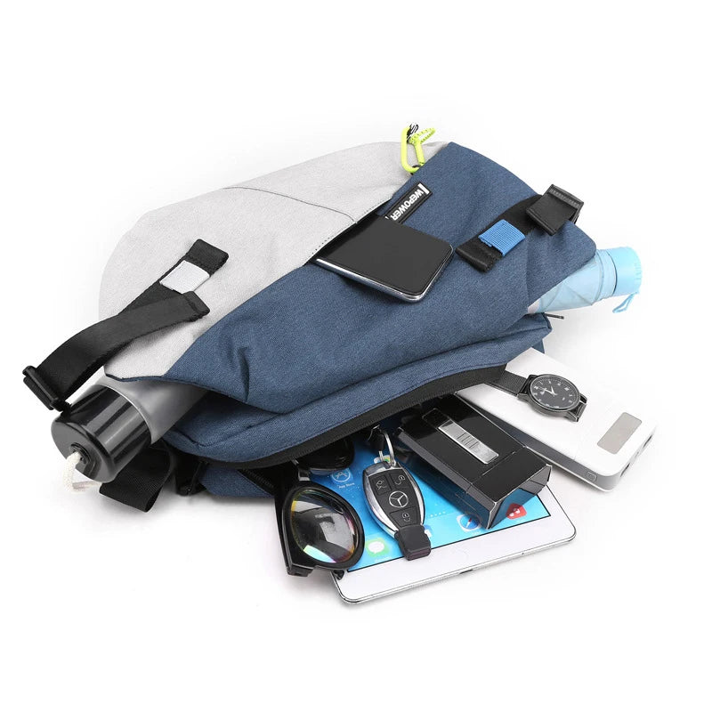 High-Quality Nylon Waist & Chest Crossbody Bag