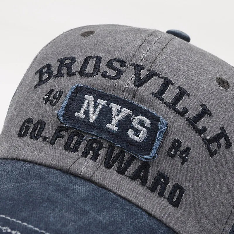 Men’s Casual Washed Cotton Baseball Cap