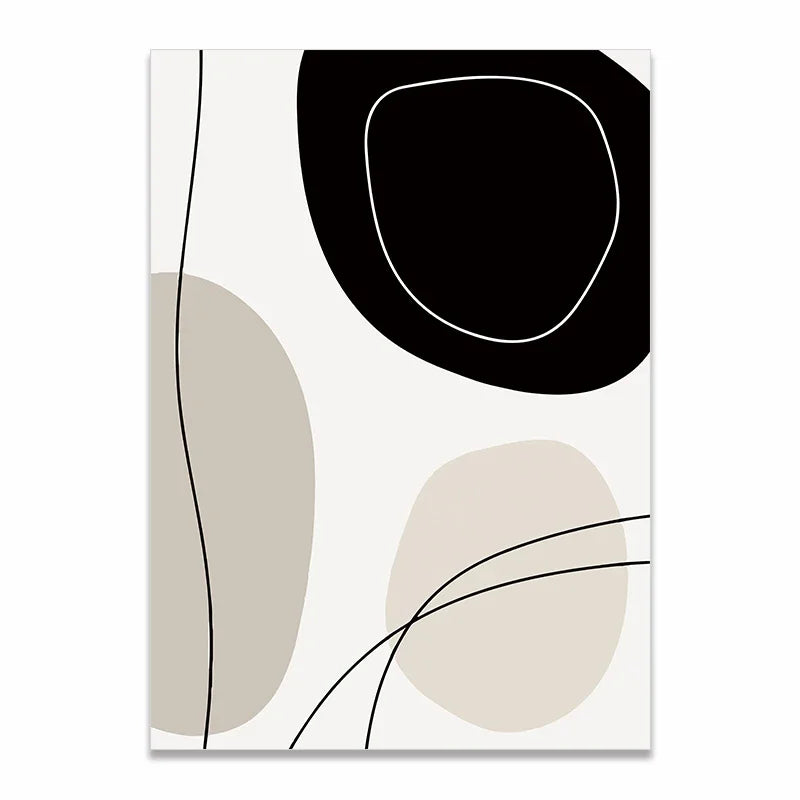 Scandinavian Abstract Matisse Poster – Minimalist Canvas Wall Art