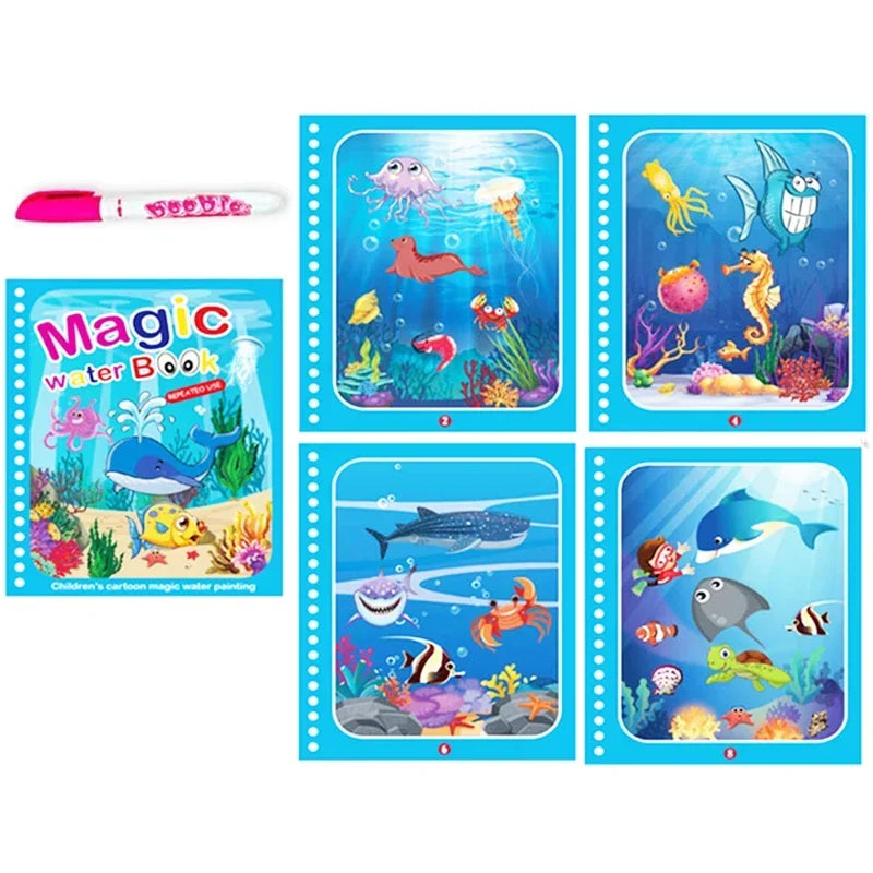 Reusable Water Drawing Book