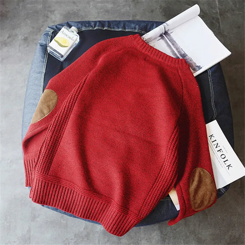 Men’s Oversized Knitted Pullover Sweater