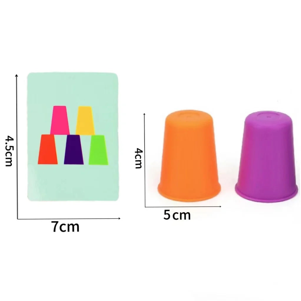 Montessori Stacking Cup Game