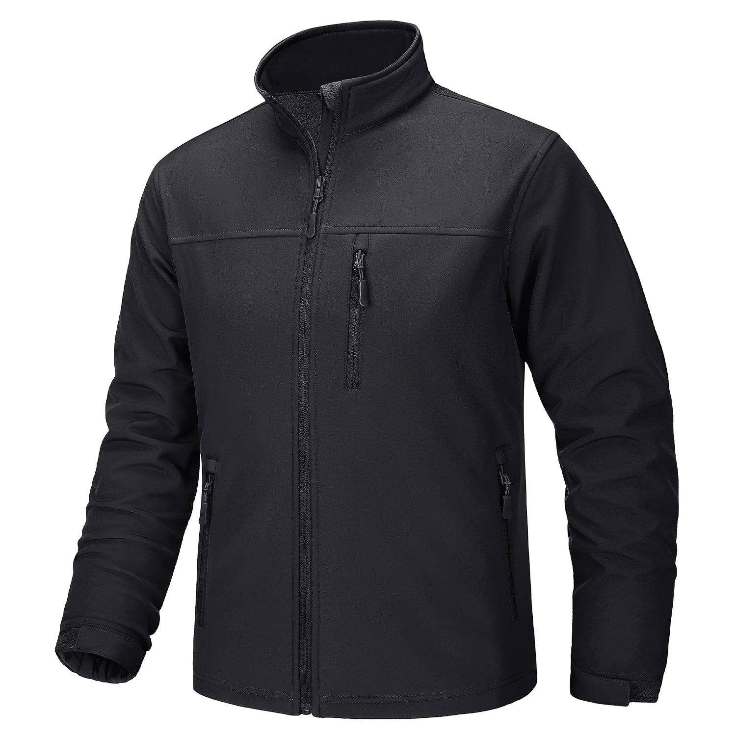 TACVASEN Men’s Waterproof Fleece Lining Windbreaker – Softshell Thermal Outdoor Jacket